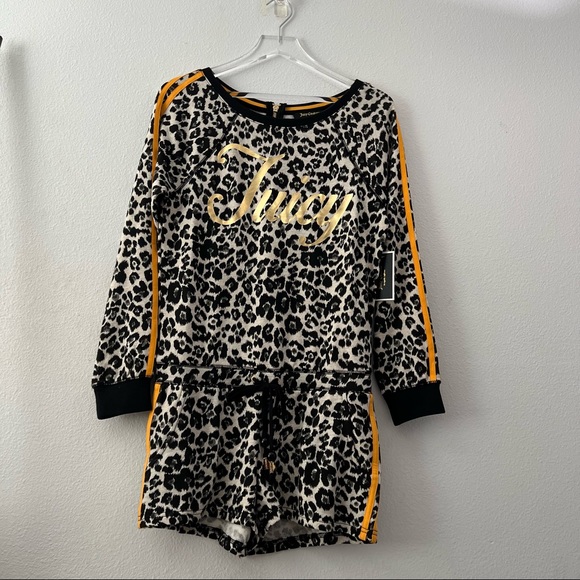 Juicy Couture Black Label -NWT- Small- Tangier Leopard Romper -OFFERS ACCEPTED! - Picture 8 of 16
